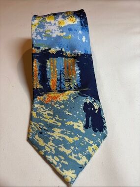 Wild Ties Vincent Van Gogh Now get With Stars Silk Tie